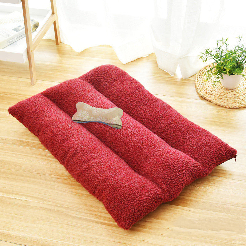 Warm Thick Large Pet Bed Soft Comfortable Sleeping Mat