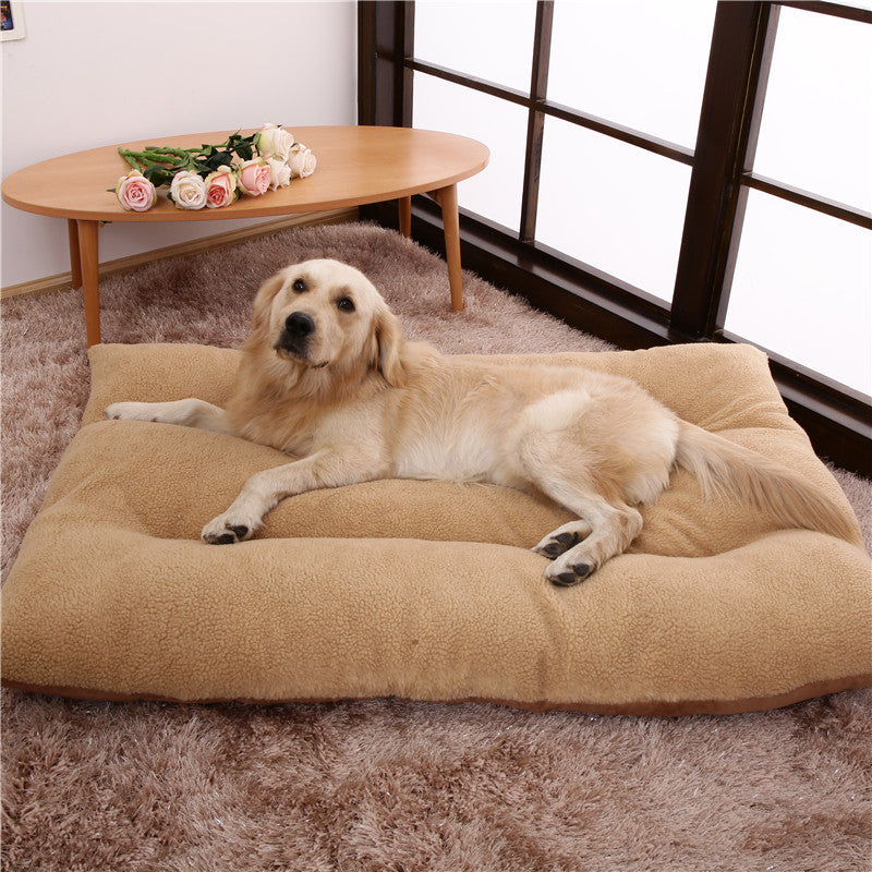 Warm Thick Large Pet Bed Soft Comfortable Sleeping Mat