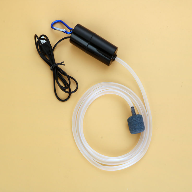 USB Aquarium Air Pump Portable Mini Oxygen Quiet Energy Saving Fish Tank Accessory