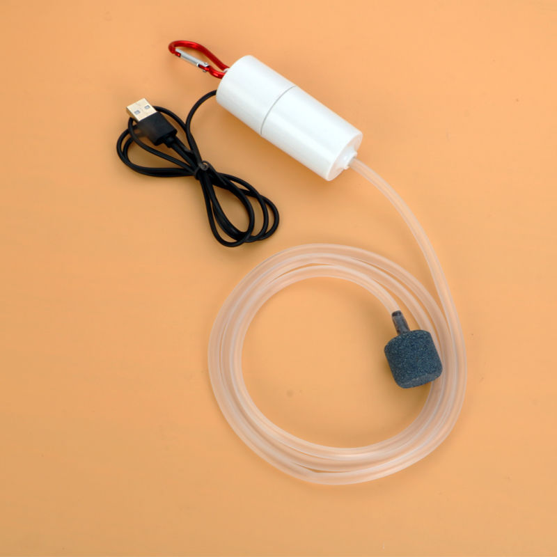 USB Aquarium Air Pump Portable Mini Oxygen Quiet Energy Saving Fish Tank Accessory
