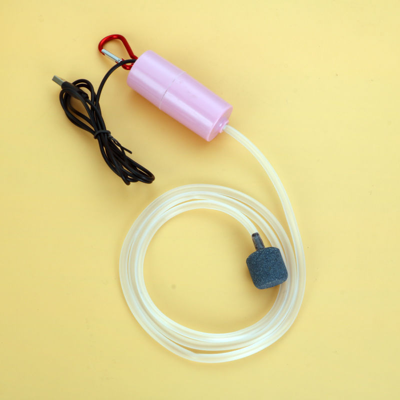 USB Aquarium Air Pump Portable Mini Oxygen Quiet Energy Saving Fish Tank Accessory