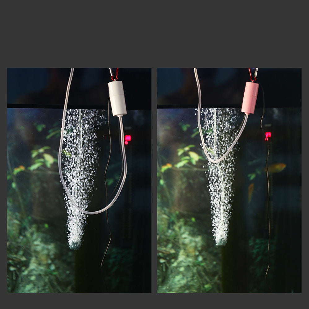 USB Aquarium Air Pump Portable Mini Oxygen Quiet Energy Saving Fish Tank Accessory