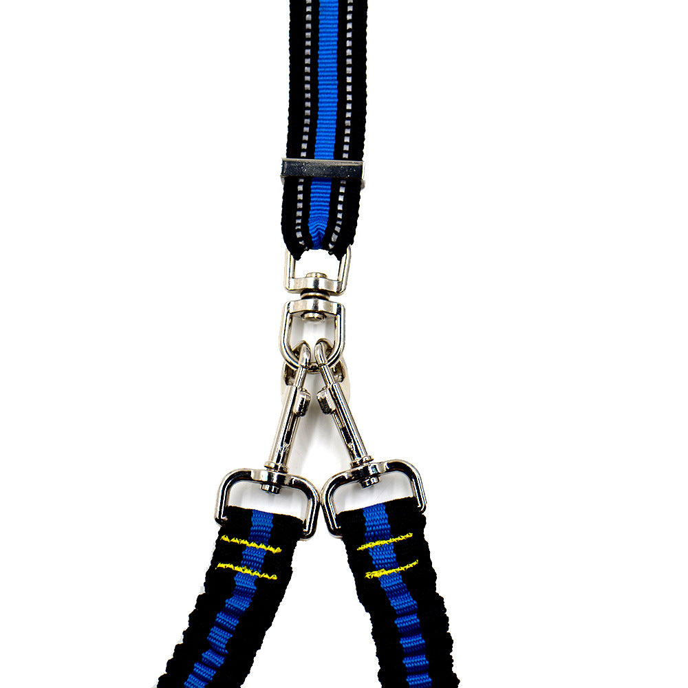 Pet Supplies Adjustable Double-Headed Nylon Leash for Pets