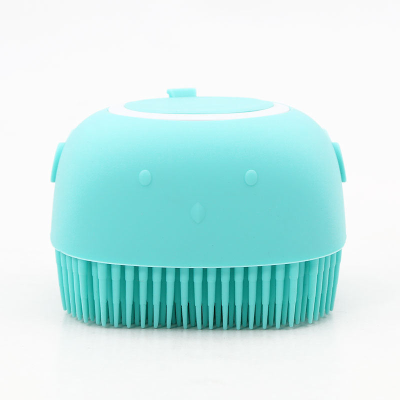 Silicone Pet Bath Brush Massage Grooming Cleaning Tool