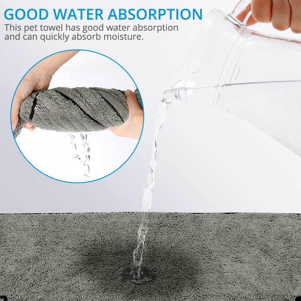 Super Absorbent Large Pet Bathrobe Towel For Pet Care