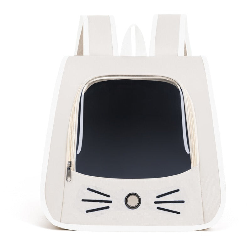 Portable Breathable Pet Carrier Backpack Comfortable Outdoor Transport Bag