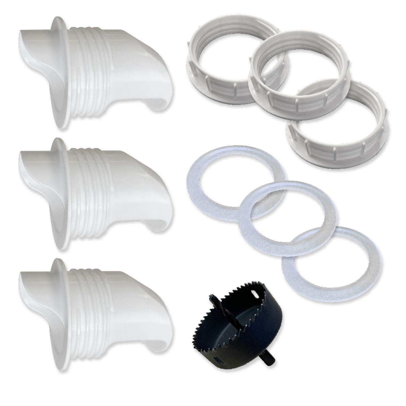 DIY Rainproof Poultry Feeder Chicken Feed Port System