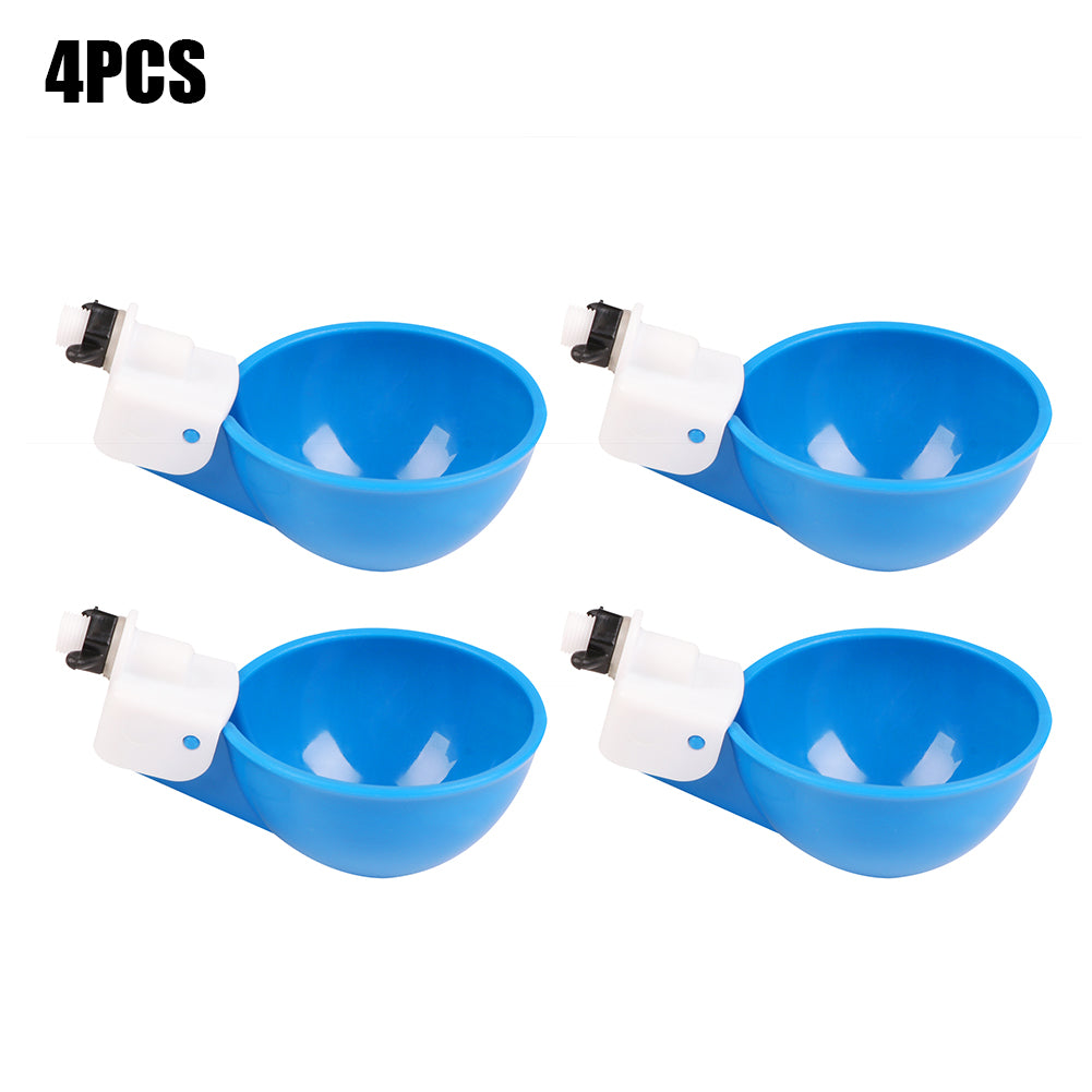 Chicken Drinker Thickened Round Tube Straight Through