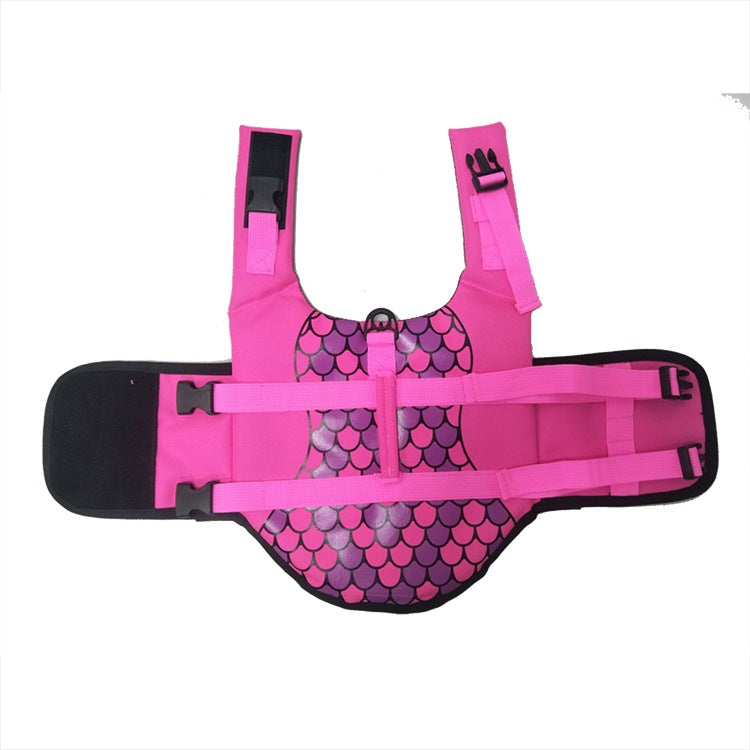 Pet Life Jacket Adjustable Buoyancy Safety Swimming Vest