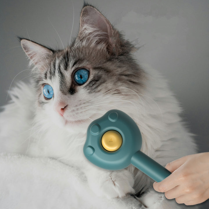 Pet Self-Cleaning Grooming Comb for Hair Removal