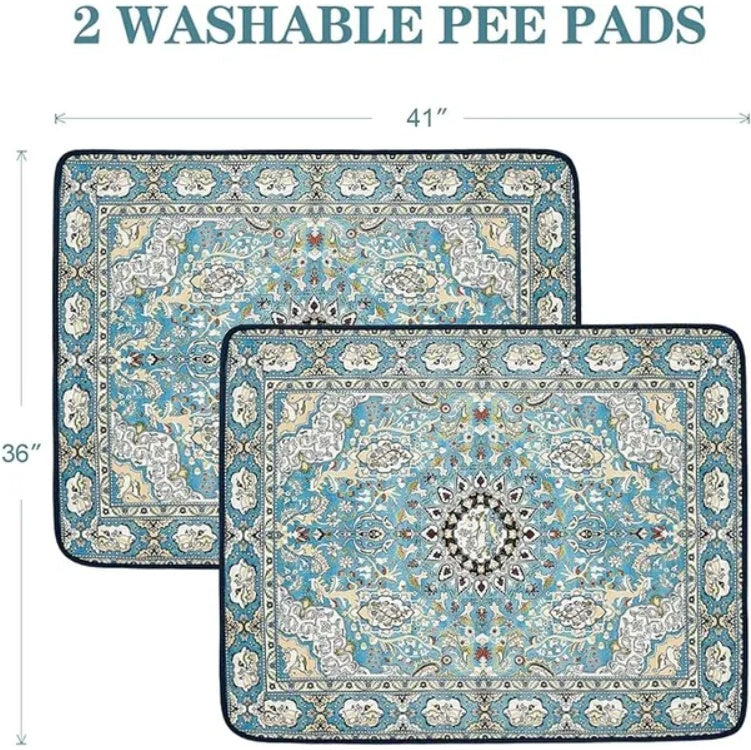 Washable Reusable Pet Training Pads Leakproof Non Slip 36x41 Inches