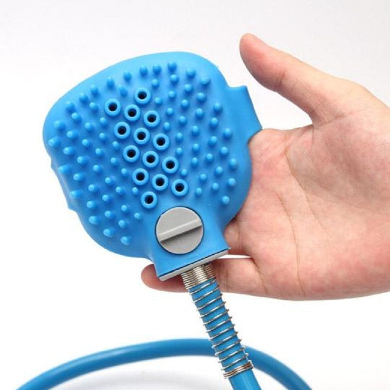 Pet Bathing Tool Shower Sprayer Brush Comfortable Massage Cleaner