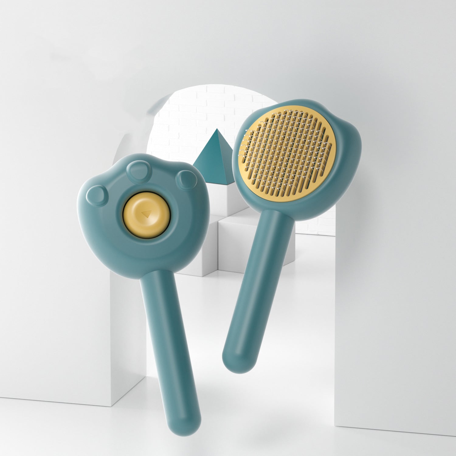 Pet Self-Cleaning Grooming Comb for Hair Removal