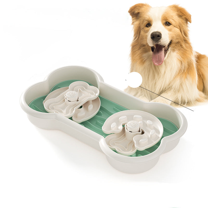 Slow Feeder Pet Bowl Anti Choking Puzzle Food Dish Large Breed