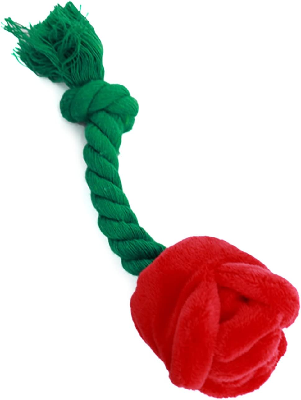 Chew Resistant Plush Rose Flower Soft Pet Toy