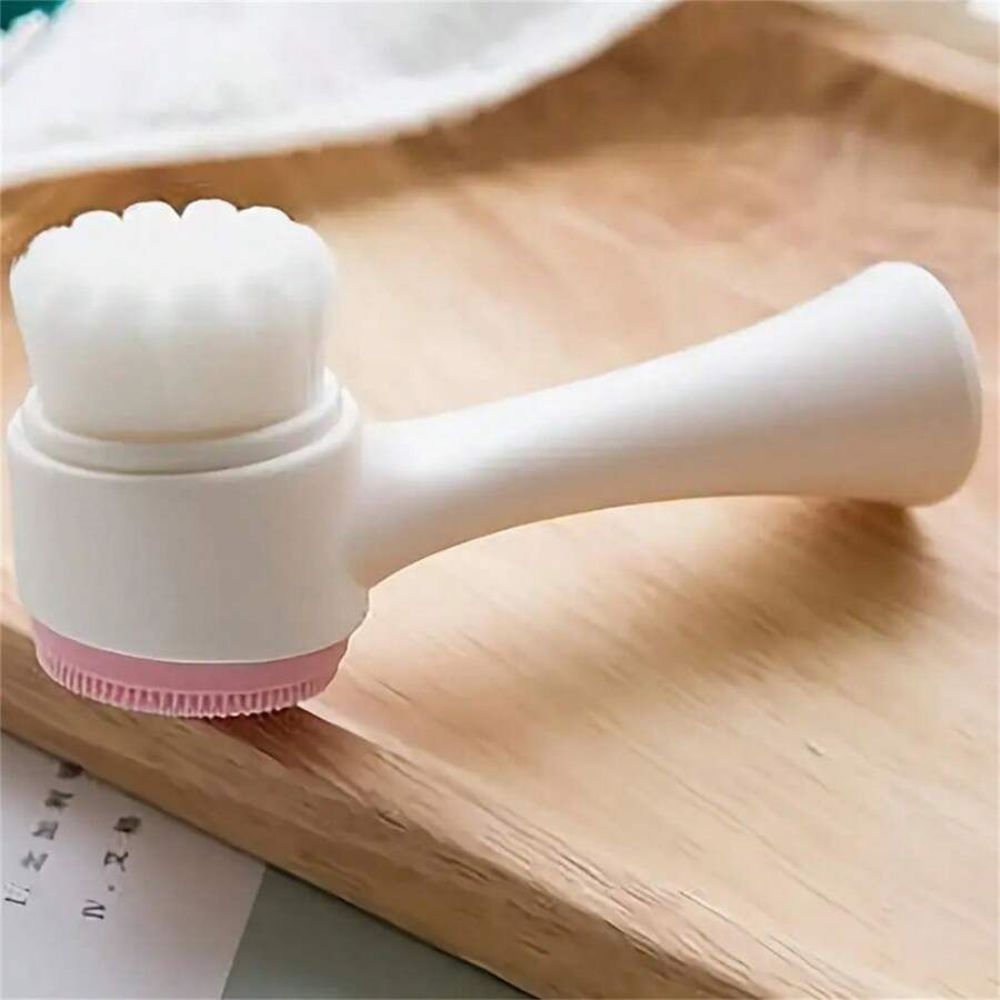 Easy-Clean Nylon Paw Brush and Massage Tool for Pets