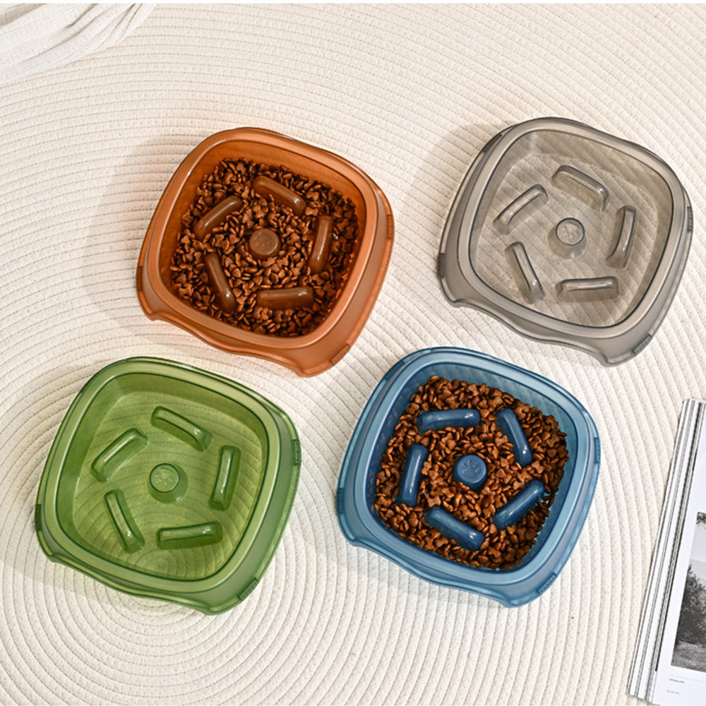 Pet Slow Feed Anti-Choke Water and Food Bowl for Pets