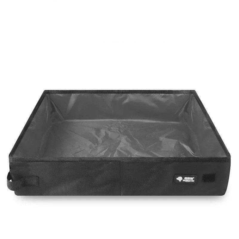 Portable Foldable Pet Litter Box Travel Carrier Case