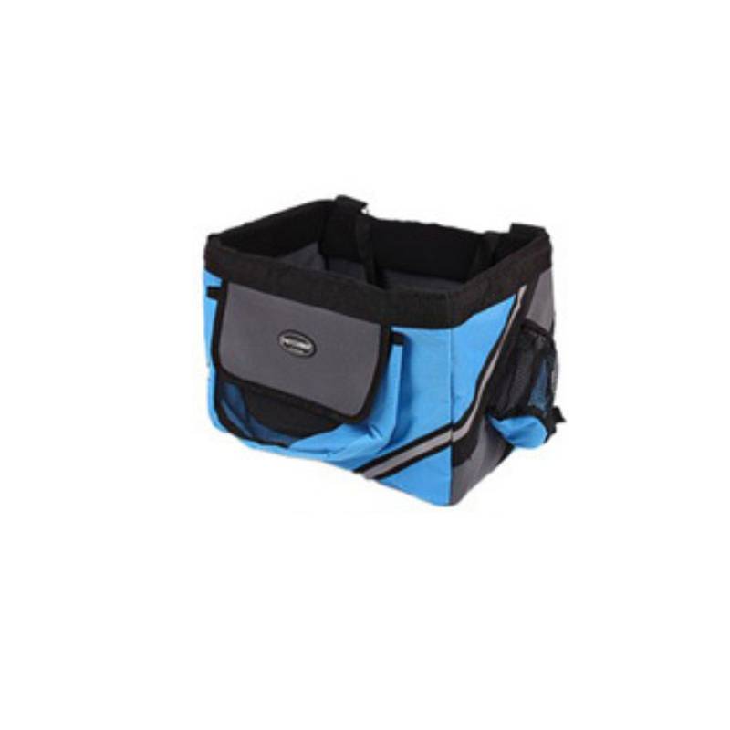 Removable Pet Bicycle Carrier Front Handlebar Basket Travel Bag