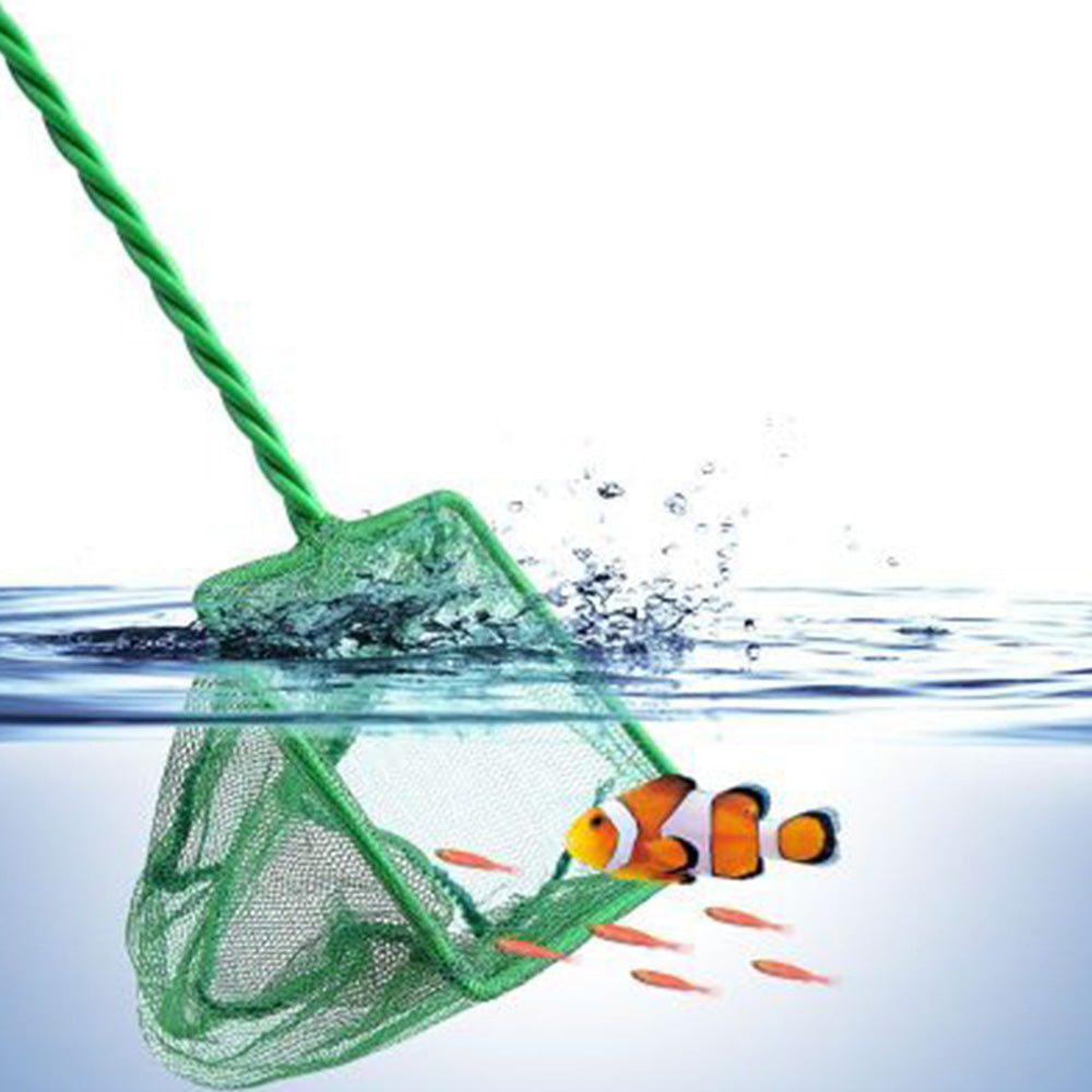 Telescopic Aquarium Fish Net Round Square For Tank Cleaning