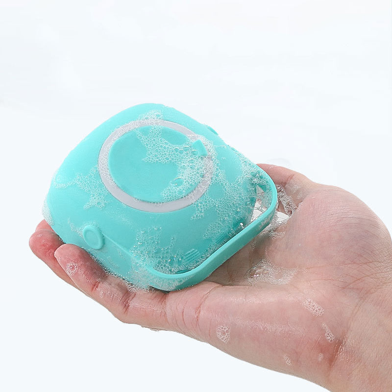 Silicone Pet Bath Brush Massage Grooming Cleaning Tool