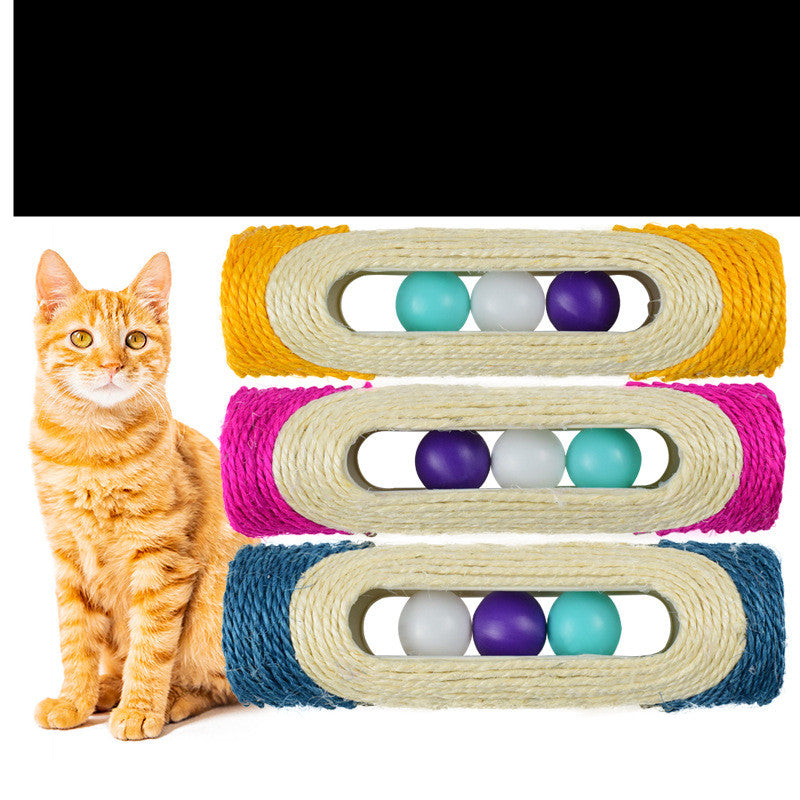Long Sisal Drum Toys for Pets Three-Pack