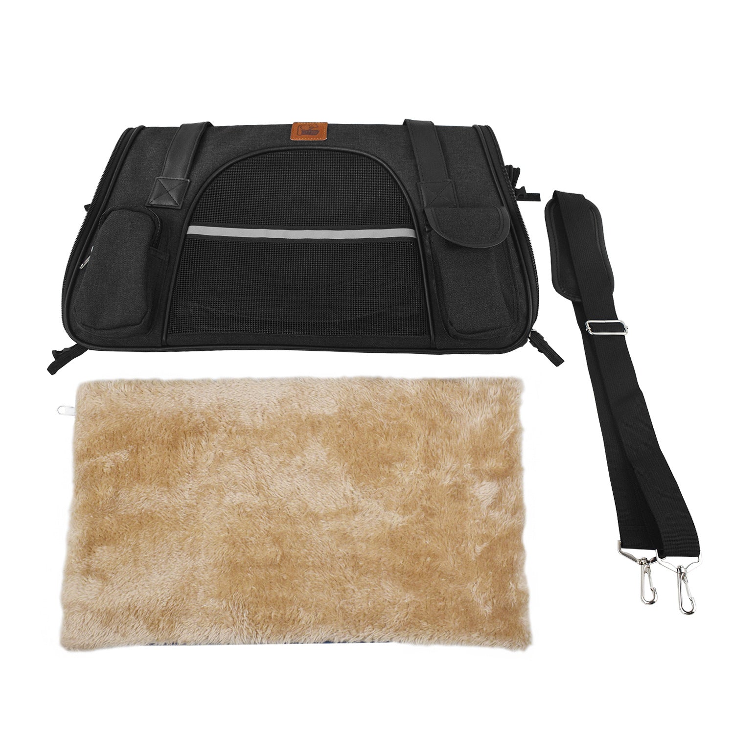 Pet Travel Car Seat Carrier Bag Safety Booster