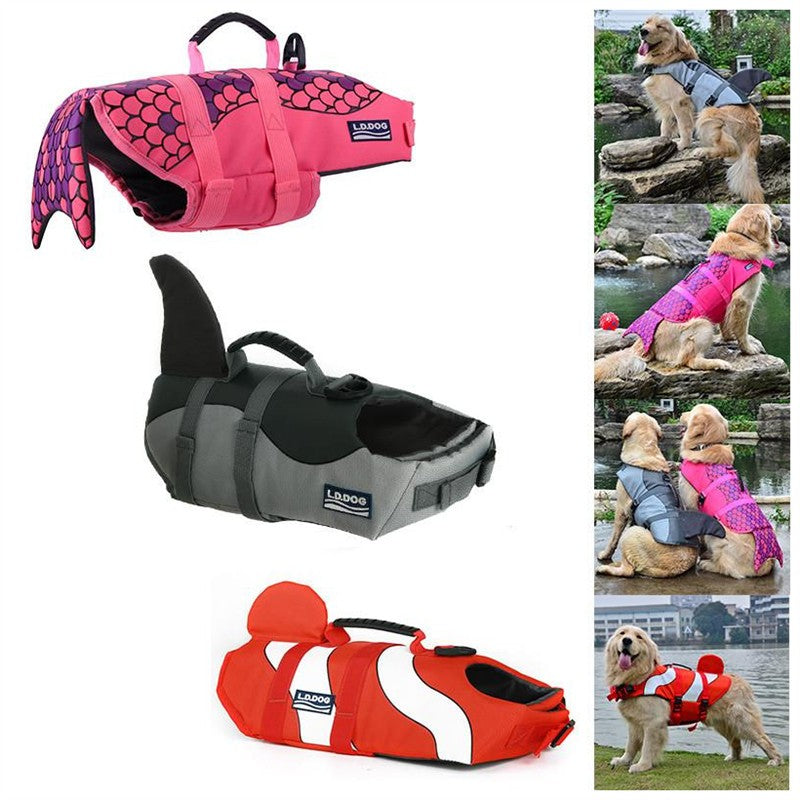 Pet Life Jacket Swimming Vest Outdoor Safety Summer Apparel