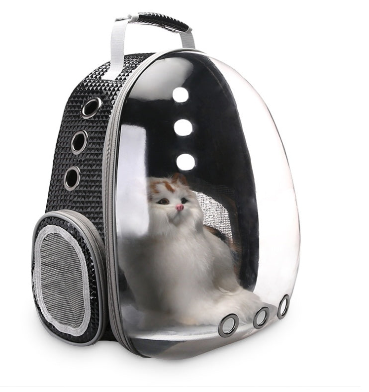 Portable Pet Bubble Backpack Carrier 360 Degree Sightseeing Travel Bag