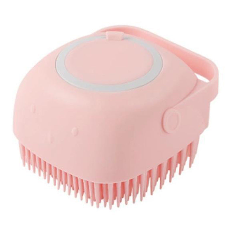 Silicone Pet Bath Brush Massage Grooming Cleaning Tool