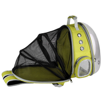 Portable Pet Bubble Backpack Carrier 360 Degree Sightseeing Travel Bag