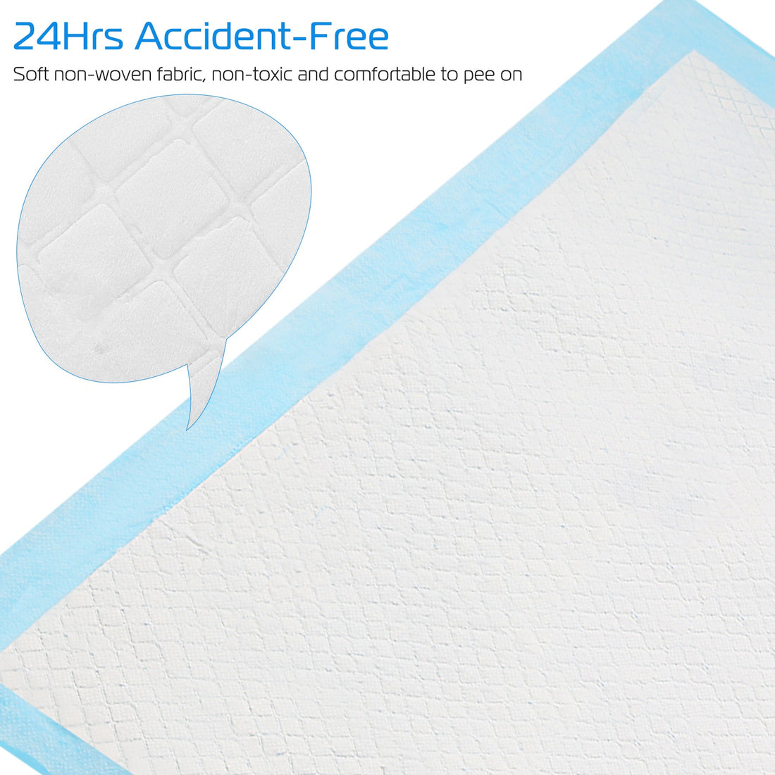 50 Piece Pet Training Pads For Potty Use Mats Absorbent 24x18 Inches
