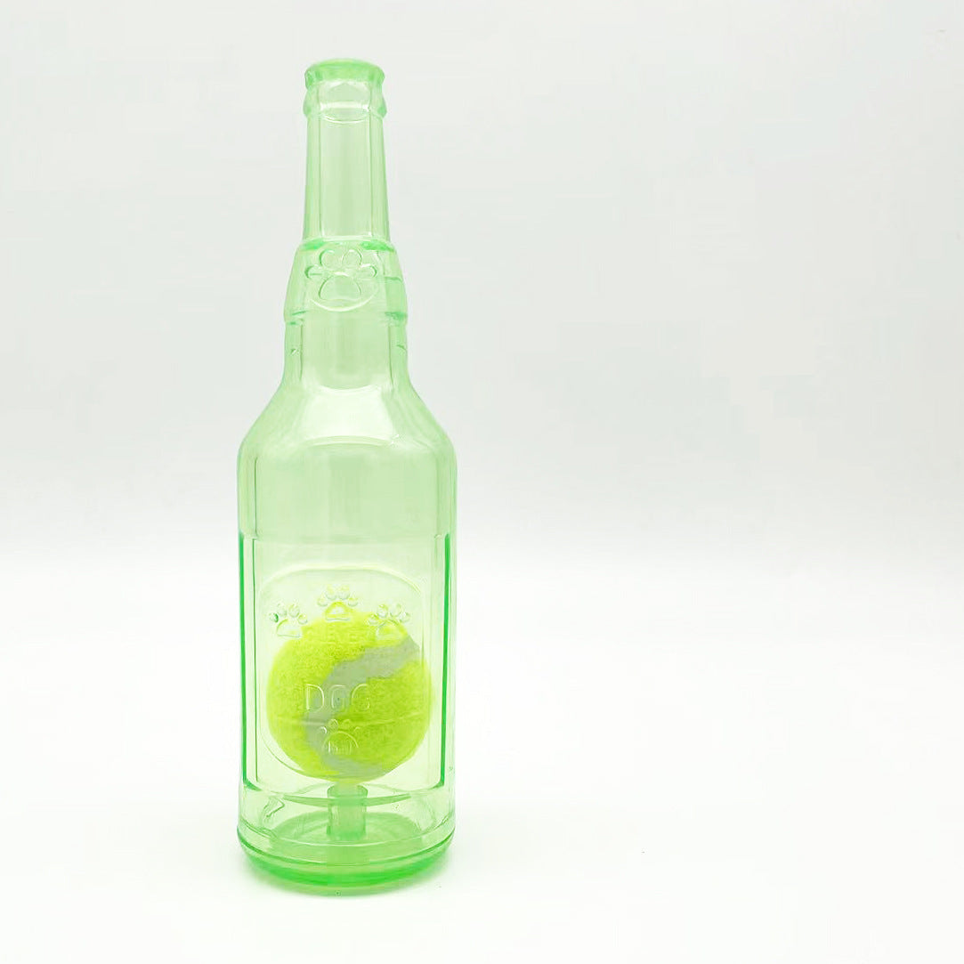 Squeaky Water Bottle Chew Toy For Pets Indestructible Interactive Boredom Toy