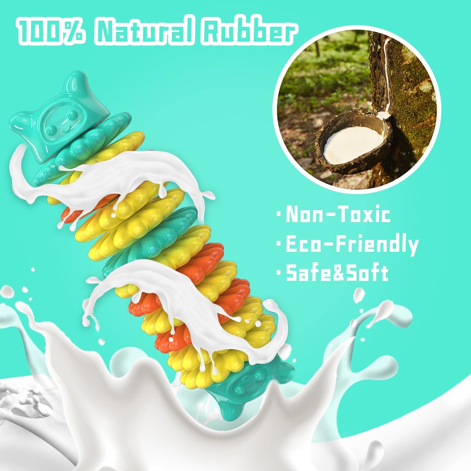 Durable Rubber Chew Toy For Aggressive Chewers All Sizes