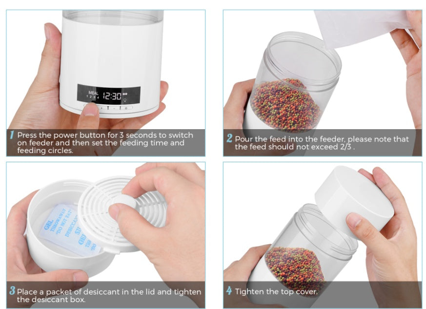Aquarium Fish Tank Automatic Feeder For Pet