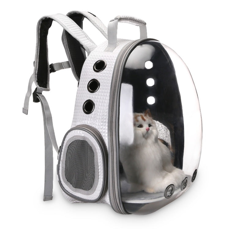 Portable Pet Bubble Backpack Carrier 360 Degree Sightseeing Travel Bag
