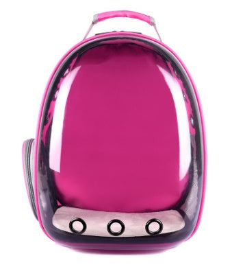 Portable Pet Bubble Backpack Carrier 360 Degree Sightseeing Travel Bag