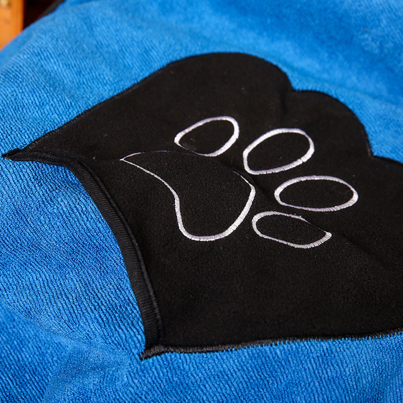 Absorbent Pet Bath Towel Soft Quick Drying Cleaning Cloth