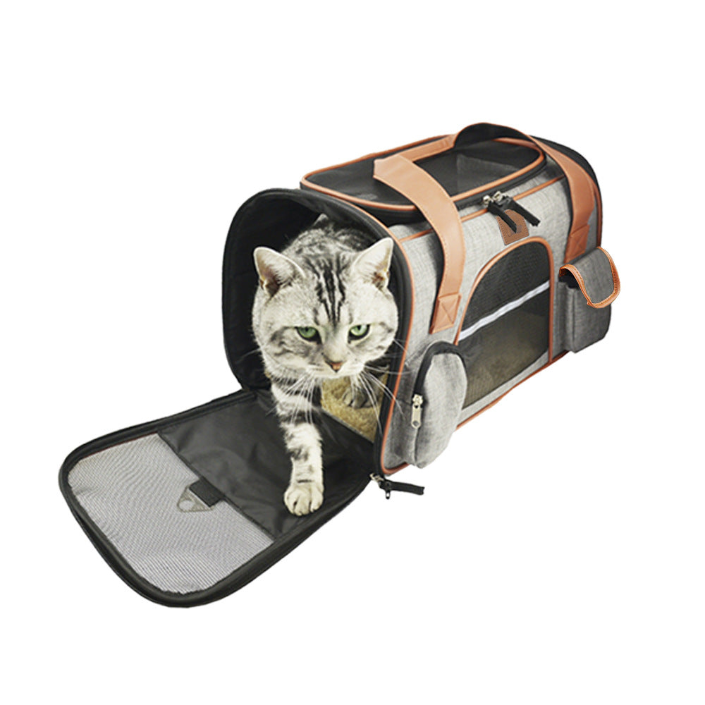 Pet Travel Car Seat Carrier Bag Safety Booster