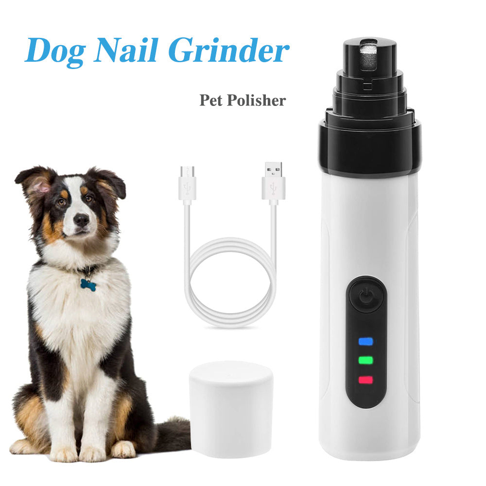 Electric USB Rechargeable Nail Grinder and Trimmer for Pets