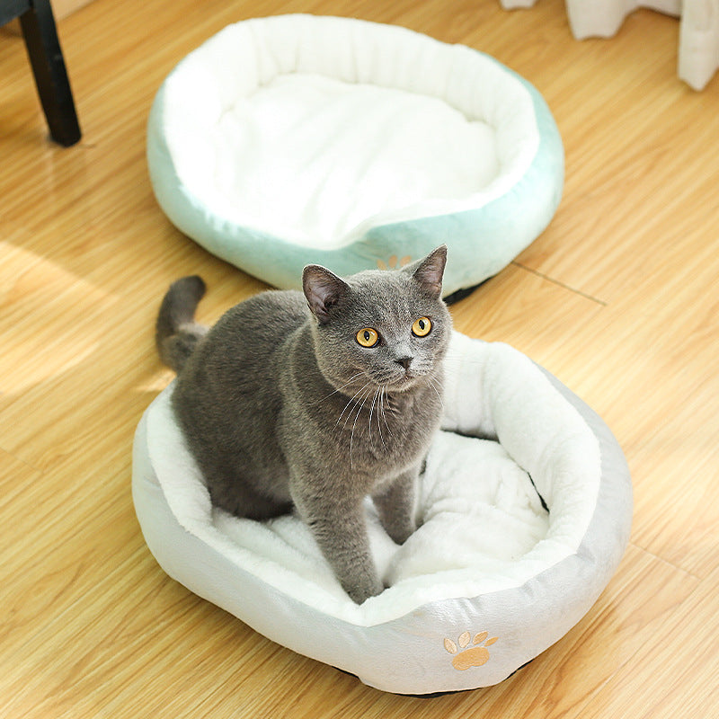 Removable Washable Round Kennel Bed for Pets