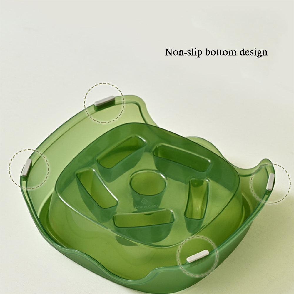 Pet Slow Feed Anti-Choke Water and Food Bowl for Pets