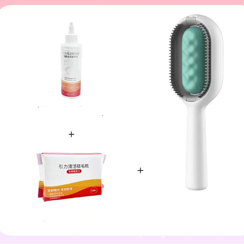 Pet Dematting and Hair Removal Grooming Brush for Pets