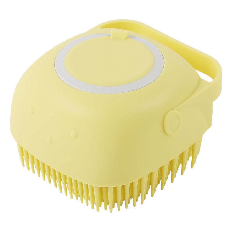 Silicone Pet Bath Brush Massage Grooming Cleaning Tool