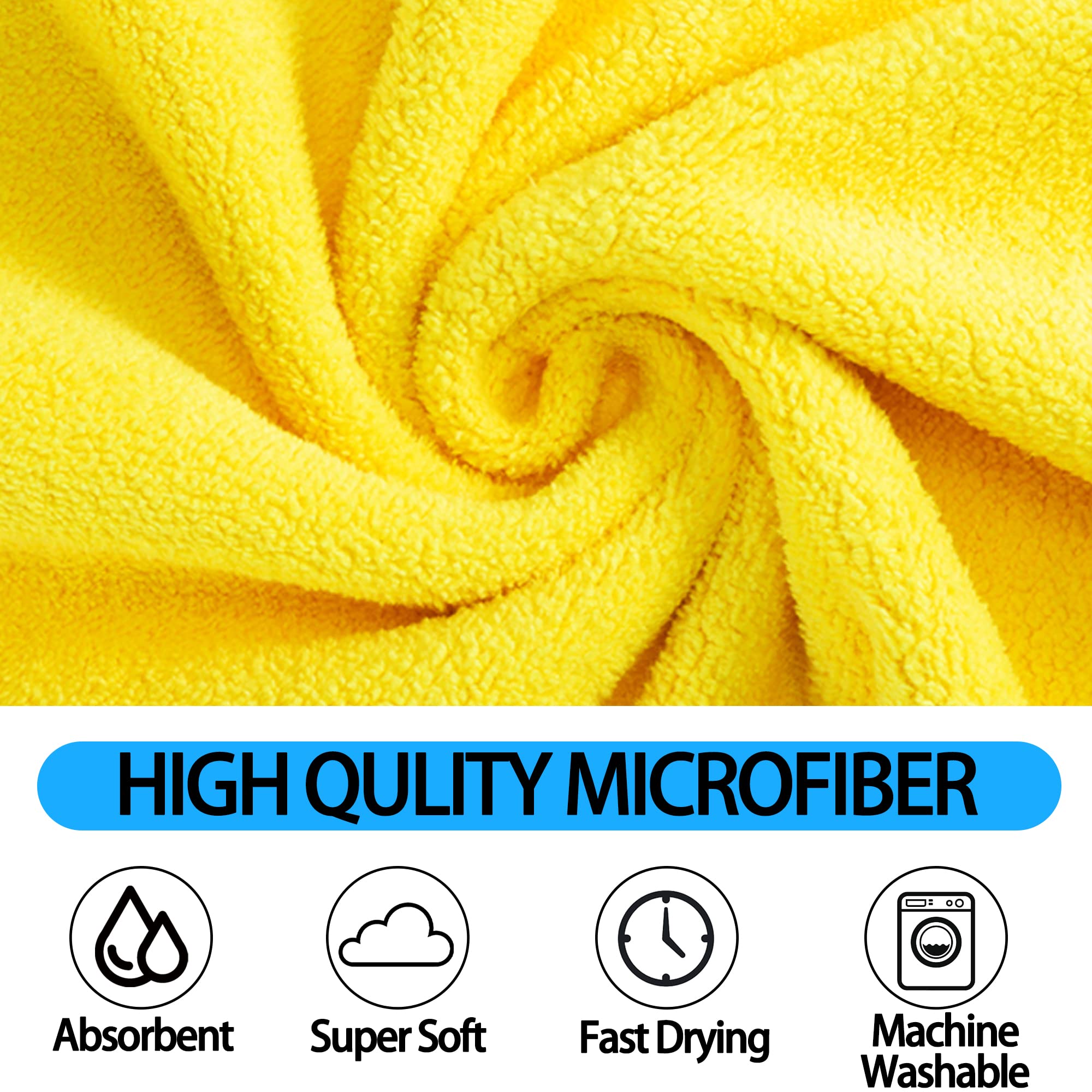 Quick Drying Microfiber Pet Towel Super Absorbent Soft Bath Cloth