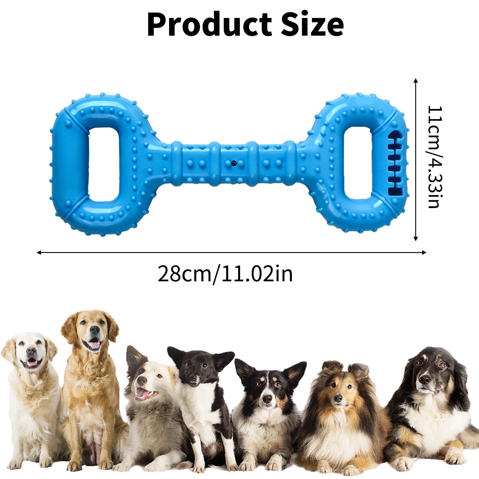 Durable Interactive Chew Bone Toys for Pets