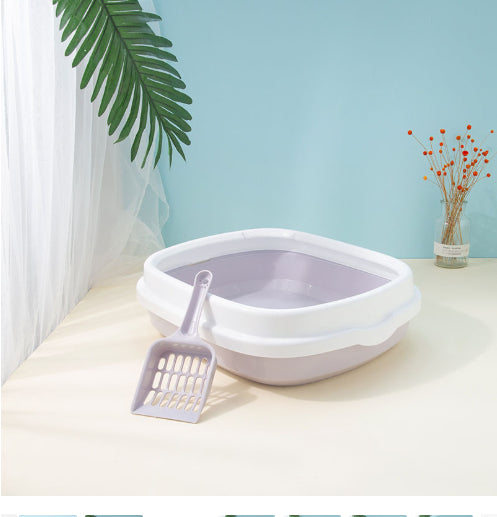 Pet Large Detachable Anti Splash Litter Box Supplies