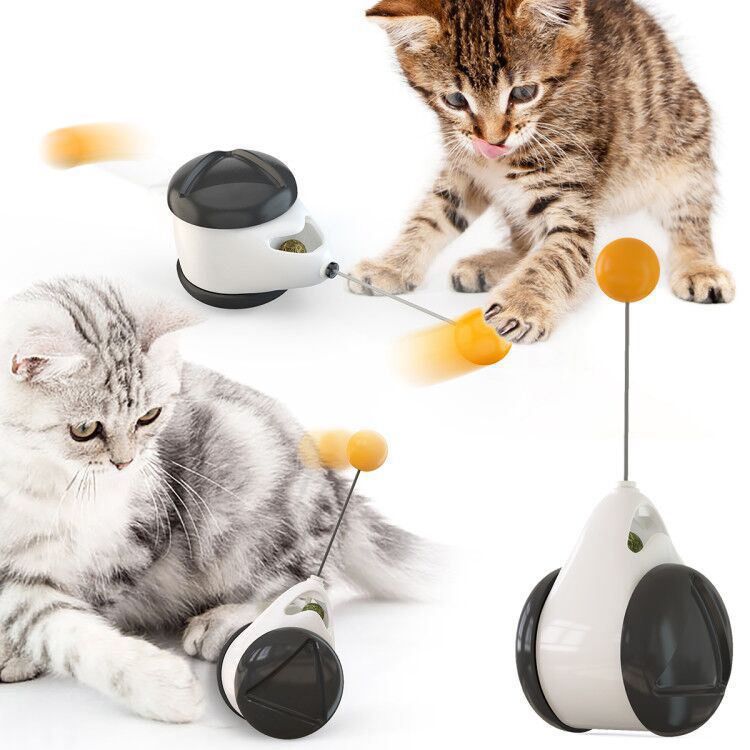 Electric Automatic Lifting Motion Interactive Puzzle Smart Pet Teaser Ball Toy