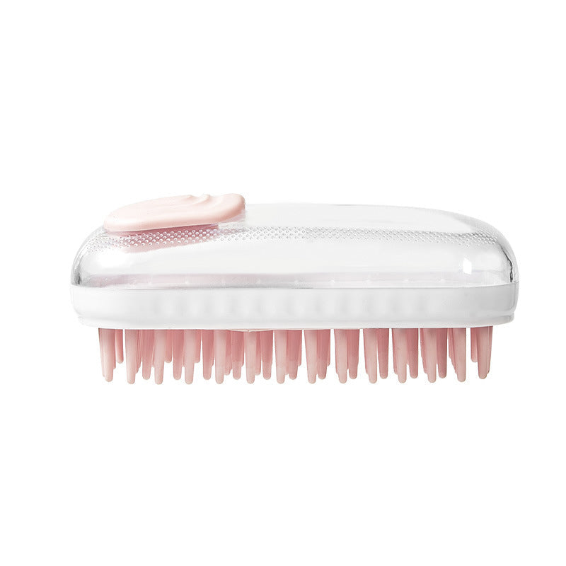 Silicone Pet Bath Brush Massage Grooming Cleaning Foam Tool
