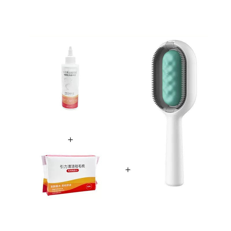 Pet Dematting and Hair Removal Grooming Brush for Pets
